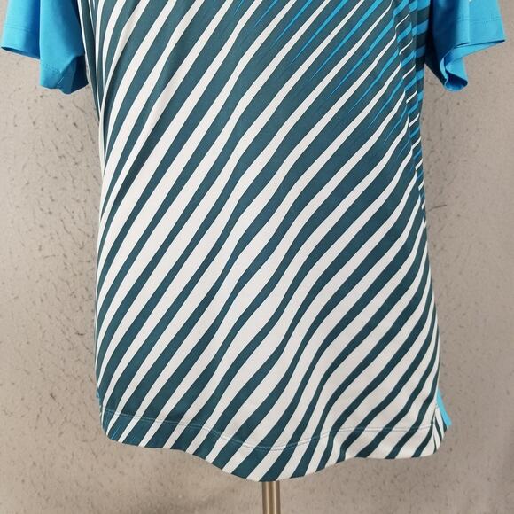 Nike Golf Polo Shirt Mens Large Blue U.S. Open 2014 Pinehurst No2 Dri-FIT - Picture 3 of 11